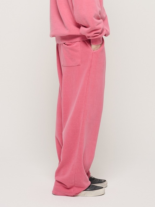 IN PIGMENT TRAINING WIDE STRAIGHT PANTS (PINK)