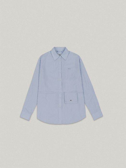 SLOT STRIPE SHIRT [2COLOR]