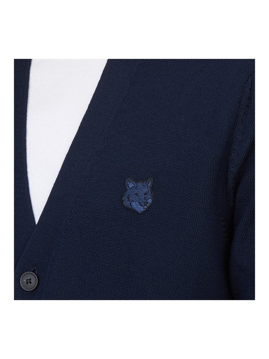MAISON KITSUNE 메종키츠네 볼드 폭스헤드 남성 가디건 MM00509KT1036 P476