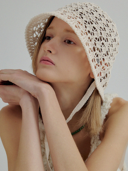 Marchen ♥ Roide strap bucket hat /追跡付 메르헨]Roide strap bucket hat_3color