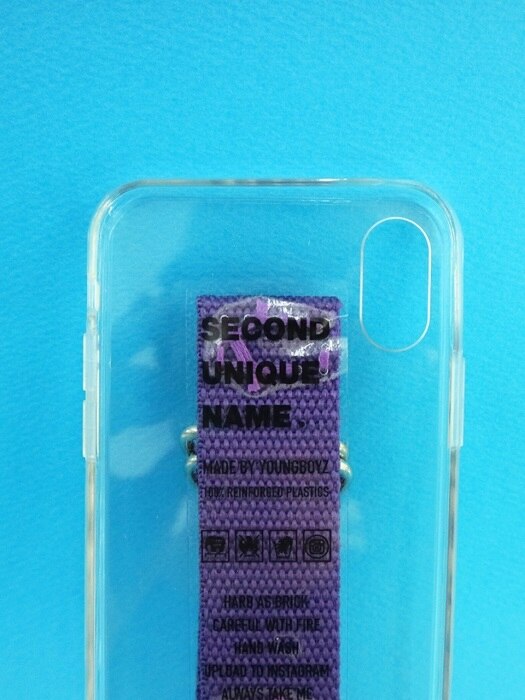 SUN CASE CLEAR PURPLE (JELLY CASE)