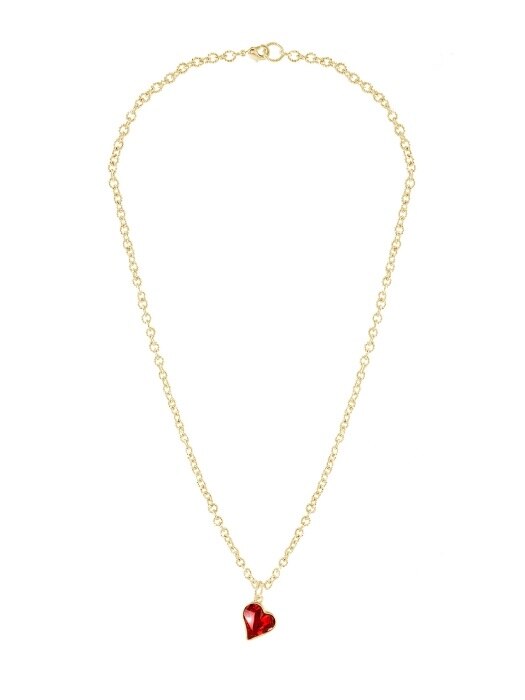 SWEET HEART NECKLACE (RED)