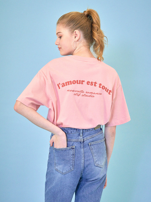 AMOUR T-SHIRT (PINK)
