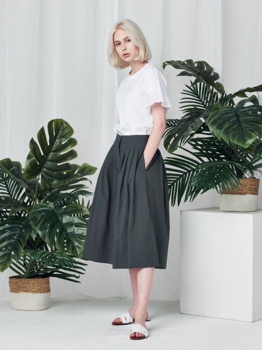 LIGHT SKIRT PANTS_CHARCOAL