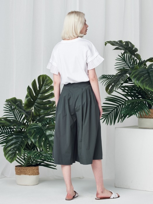 LIGHT SKIRT PANTS_CHARCOAL