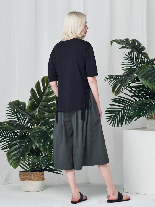 LIGHT SKIRT PANTS_CHARCOAL