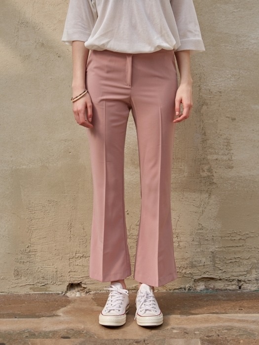 MODERN BOOTSCUT SLACKS_PINK