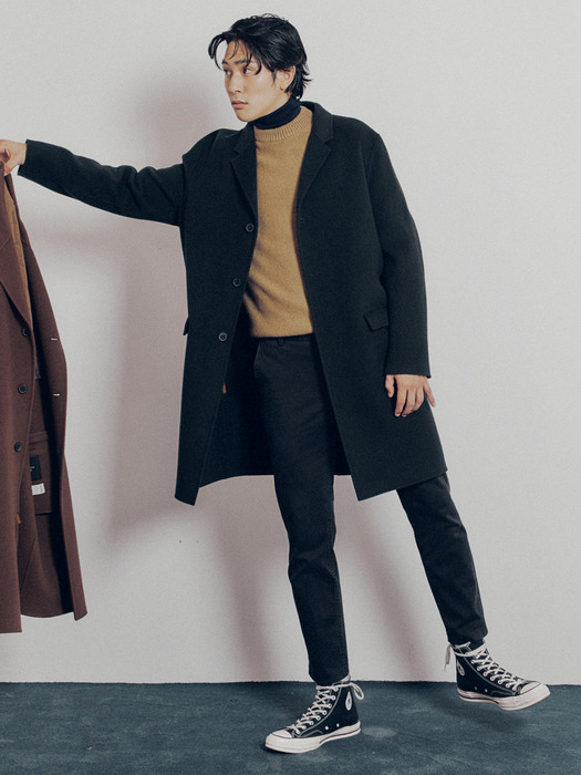 Thermore® Padding added Handmade Wool Coat_2color