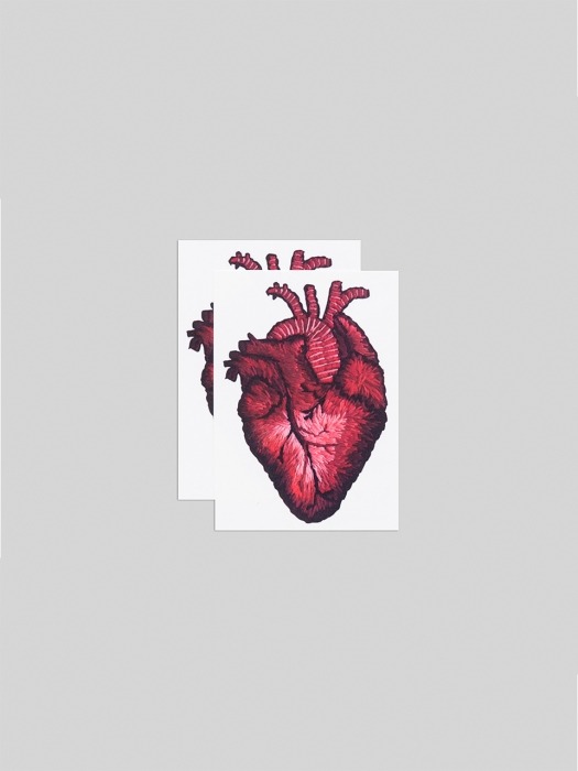 Stitched Heart 타투 스티커