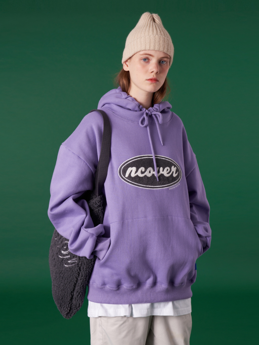 [N]Original candlewick hoodie-light purple