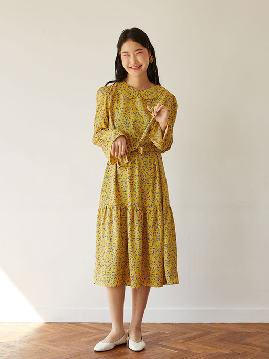 bell flower dress (yellow)