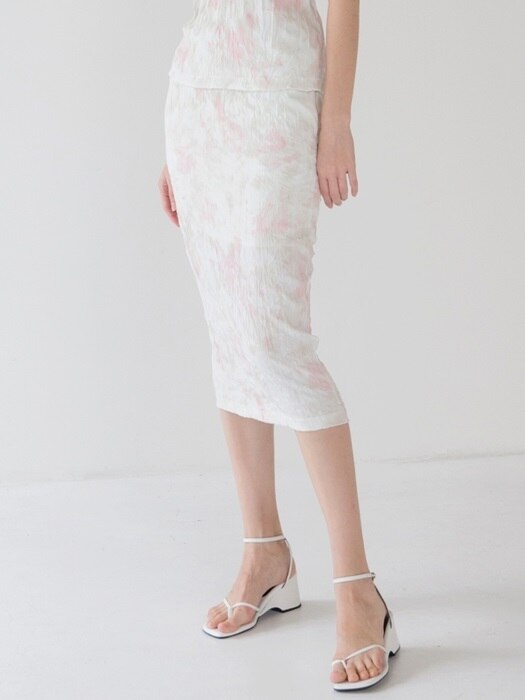 Wrinkle Skirt - Ivory