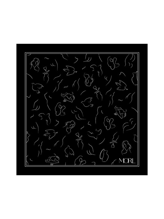 Amour scarf (black)