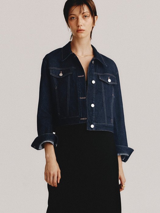 Cropped Denim Jacket_Raw