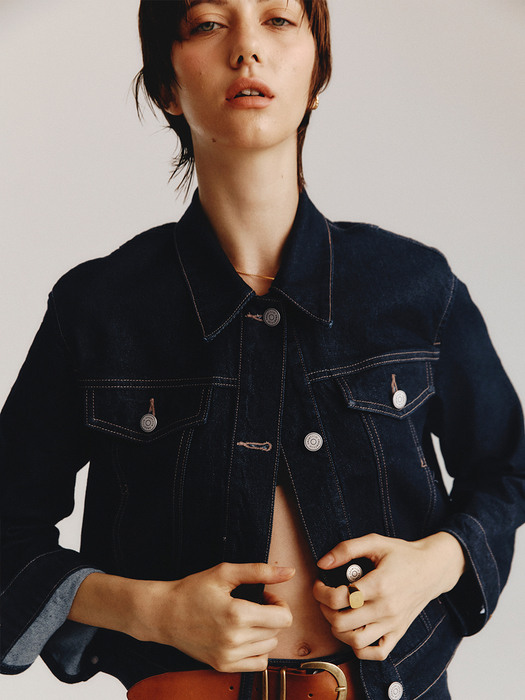 Cropped Denim Jacket_Raw