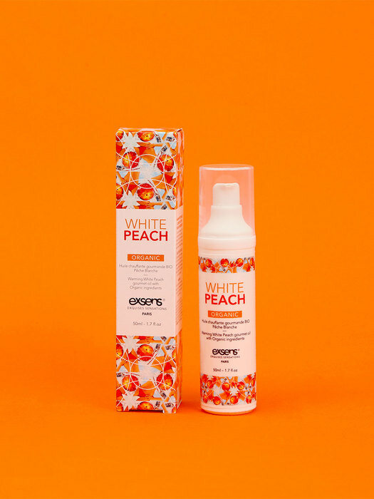 Organic White Peach Warming Gourmet Massage oil
