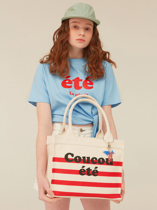 STRIPE COUCOU ETE BAG_ivory