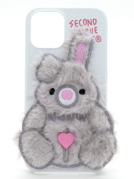 SUN CASE PATCH FUR RABBIT NOISE WHITE