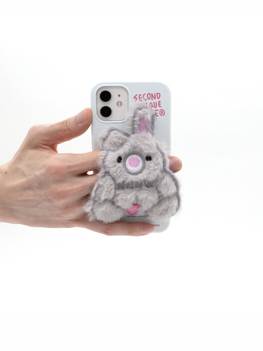 SUN CASE PATCH FUR RABBIT NOISE WHITE