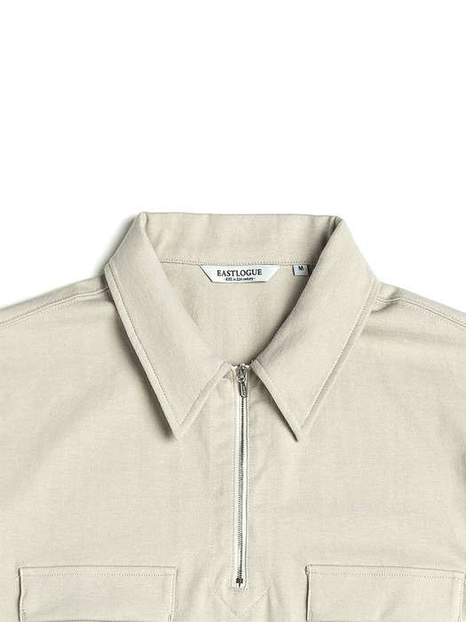 SCOUT PULLOVER T-SHIRT / CREAM