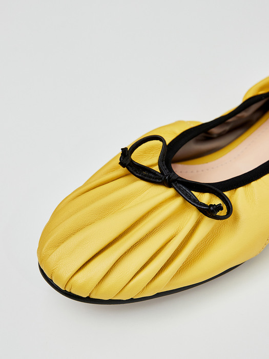 베일 발레리나 플랫 (Yellow Veil Ballerina Flats)