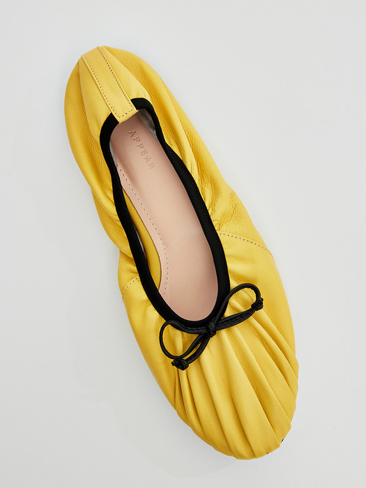 베일 발레리나 플랫 (Yellow Veil Ballerina Flats)
