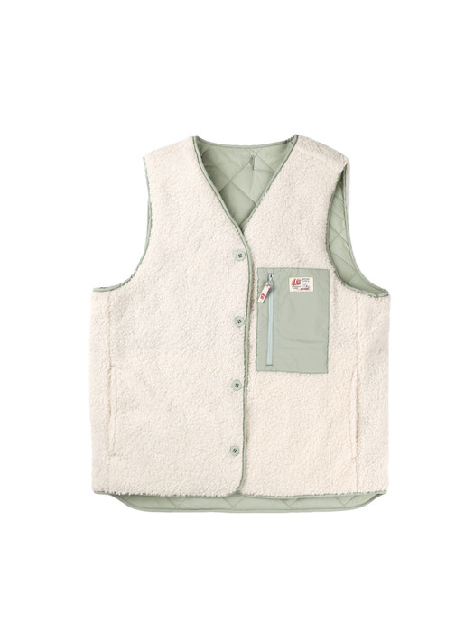 Our Reversible Vest / Ivory