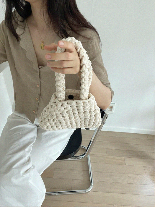 Rectangle crochet bag_4 colors