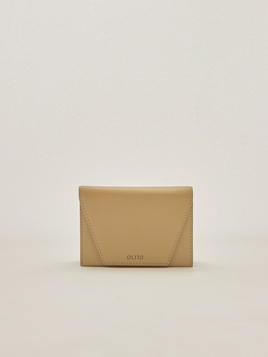 003 Double faced Wallet / sand