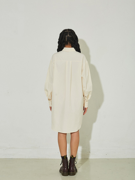 OVER SHIRT DRESS / YELLOW