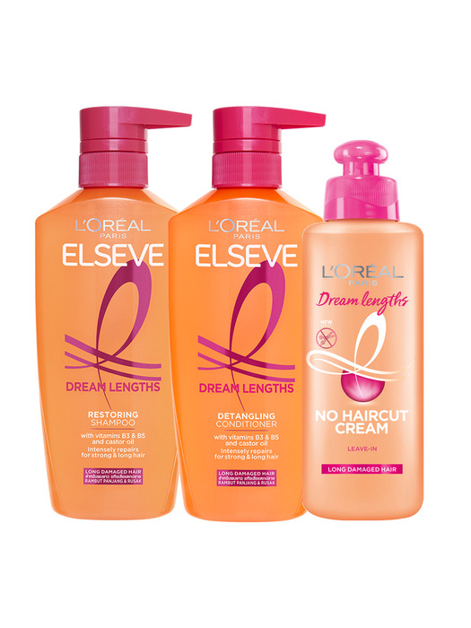 [3종세트] 드림랭스 샴푸 + 컨디셔너 + 노헤어컷크림