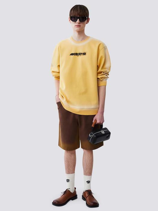 ADER ERROR아더에러]Spray sweatshirt Yellow