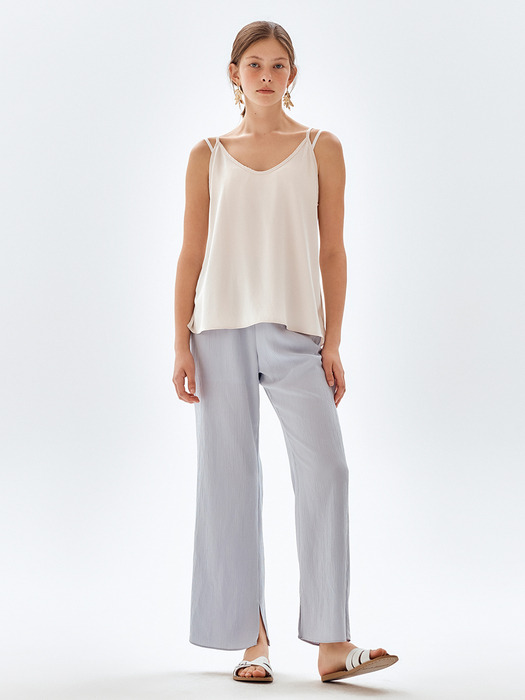 Slit Wrinkle Banding Pants_3color