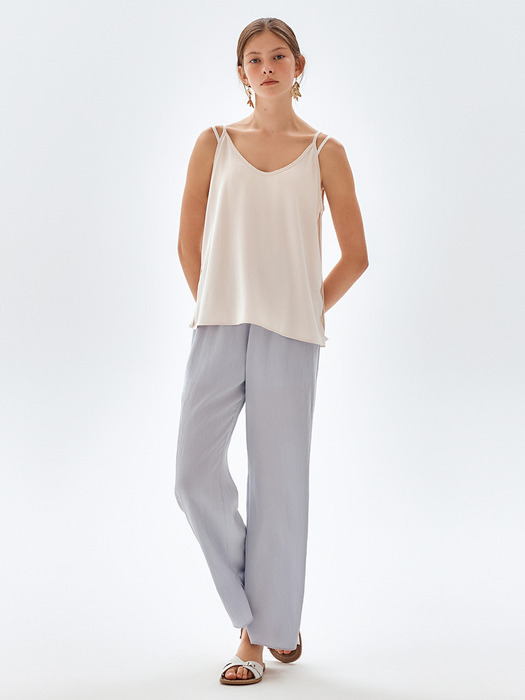 Slit Wrinkle Banding Pants_3color