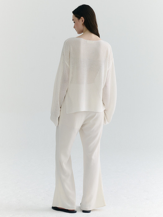[1차리오더] Slit Wrinkle Banding Pants_3color