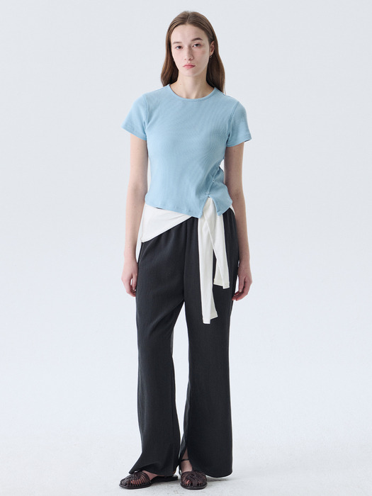 [1차리오더] Slit Wrinkle Banding Pants_3color