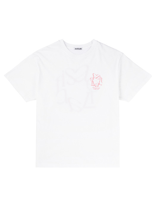 ASIF CALIE LOGO TSHIRT WHITE 