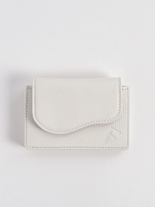Wave Card Wallet White