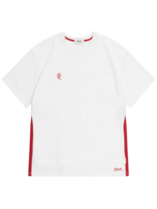 IRK LAYERED UNISEX T-SHIRTS / RED