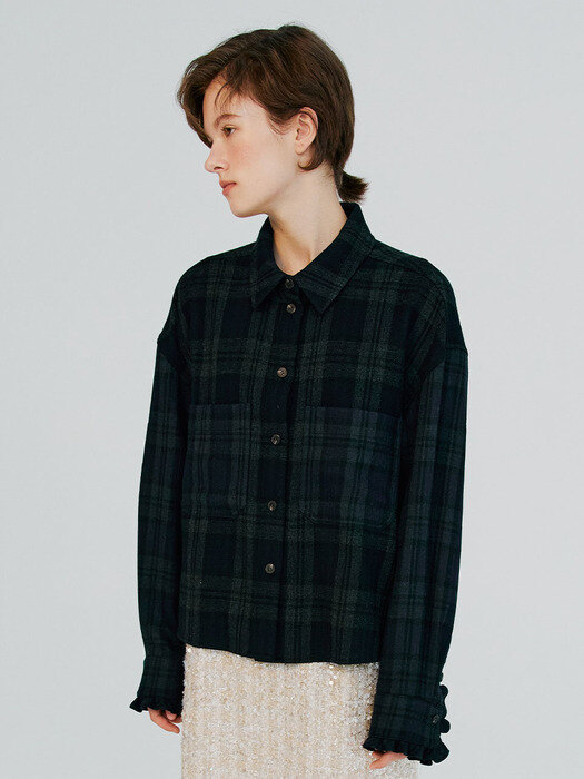 Vintage Check Shirt_Black VC2299BL001M