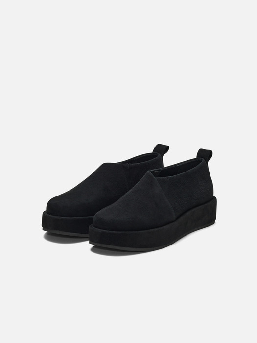 Layer sneakers Suede black