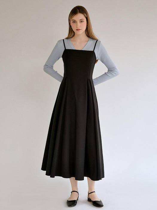 Essential bustier dress (black)