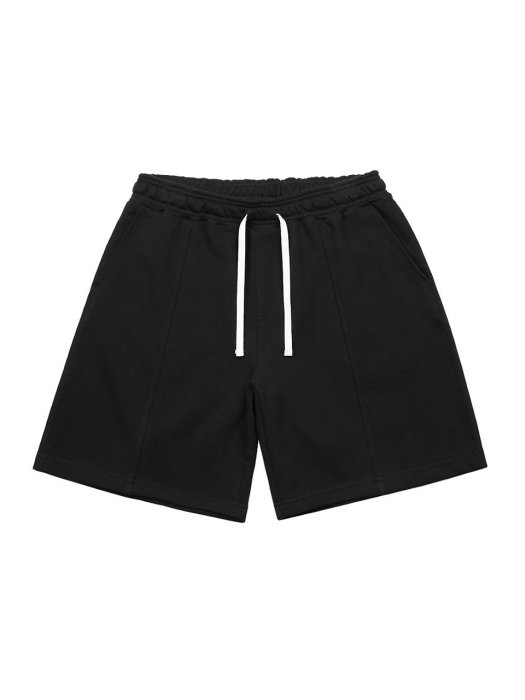 Essential Short Sweat Pants (Black)