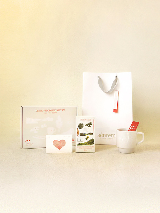 [축하,응원] 오늘홍삼 30포 + 루틴머그 1P 선물세트 (+기프트카드,레시피북) / 쓰지 않고 달콤한 데일리 홍삼스틱