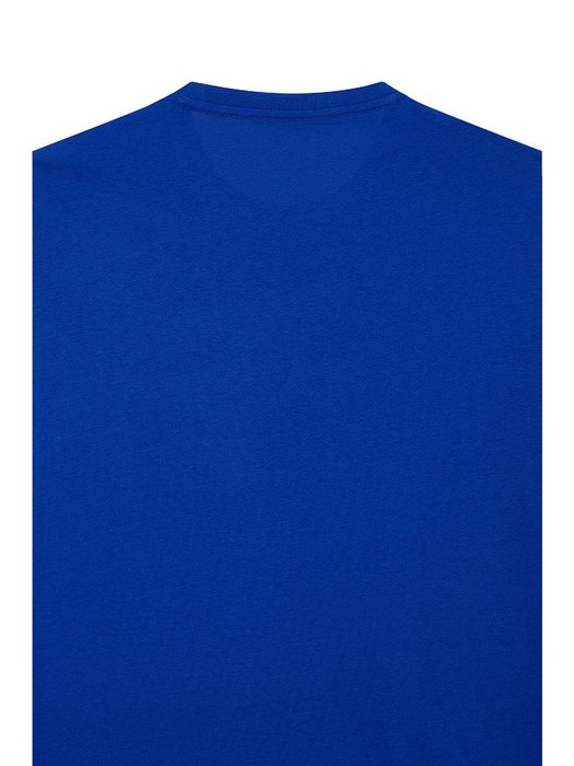 AX 남성 서클 로고 패턴 티셔츠(A413130029)_블루