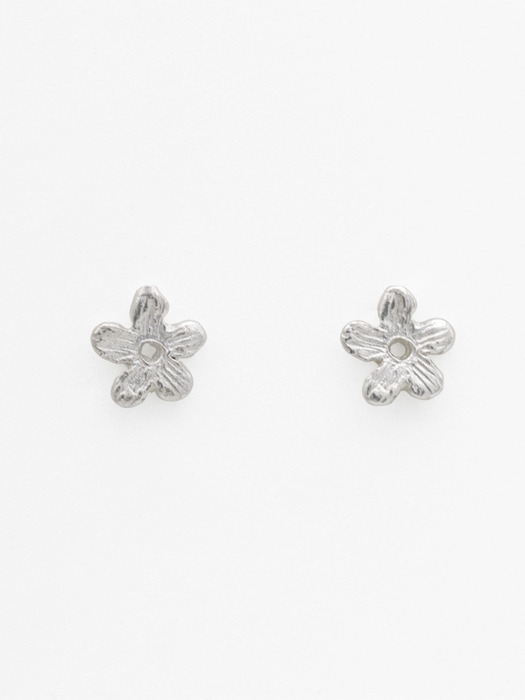 Mini Flower Earring_ E15[Silver]