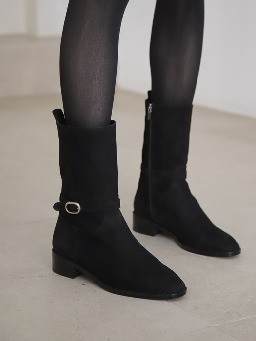 Saddle ankle boots (3colors, 3cm)