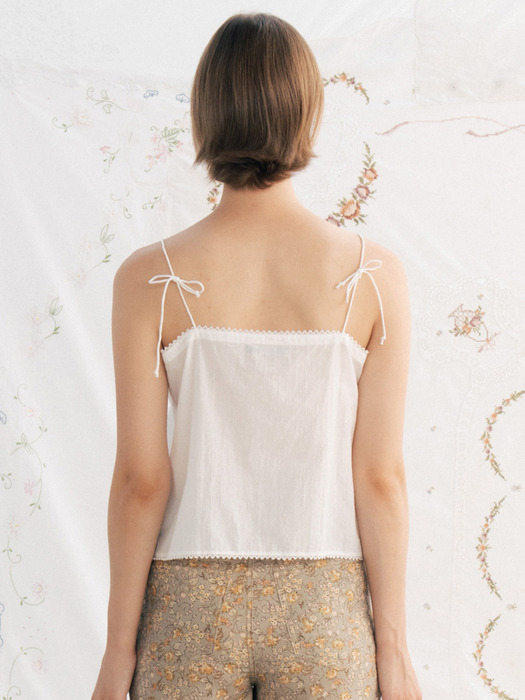 Via Berry lace sleeveless (Ivory)