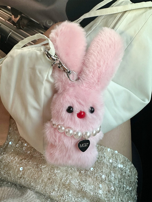 [주문제작] MGR RED-NOSED BUNNY KEY RING_PINK