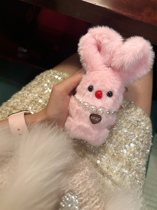 [주문제작] MGR RED-NOSED BUNNY KEY RING_PINK